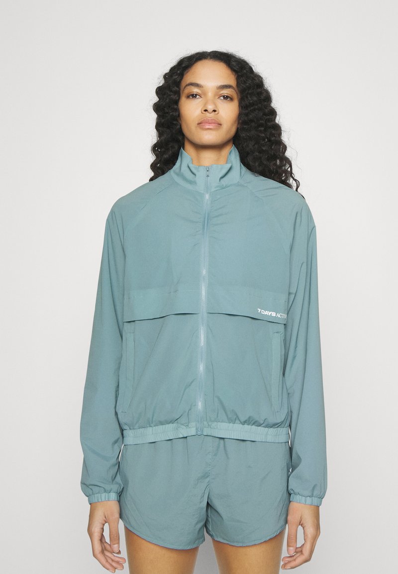 7 DAYS Active WARM UP JACKET Training jacket tourmaline/blue