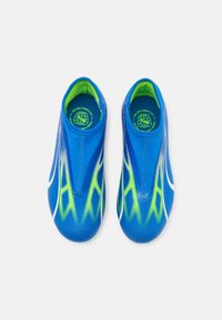 Puma ULTRA MATCH LL FG/AG JR UNISEX  - Botines de fútbol para terreno firme - ultra blue/white/pro green