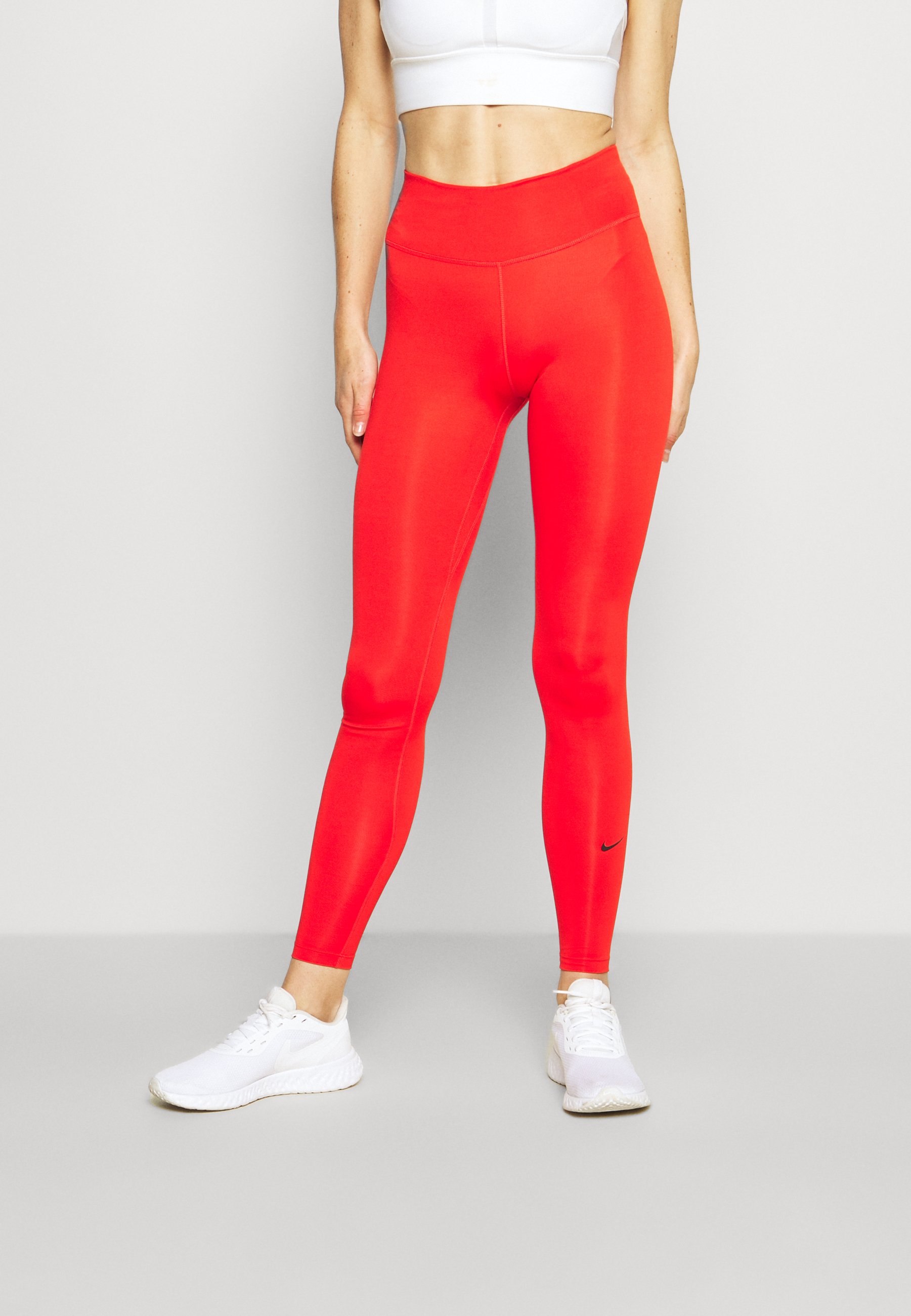 Nike Performance ONE - Leggings - chile red/red - Zalando.de