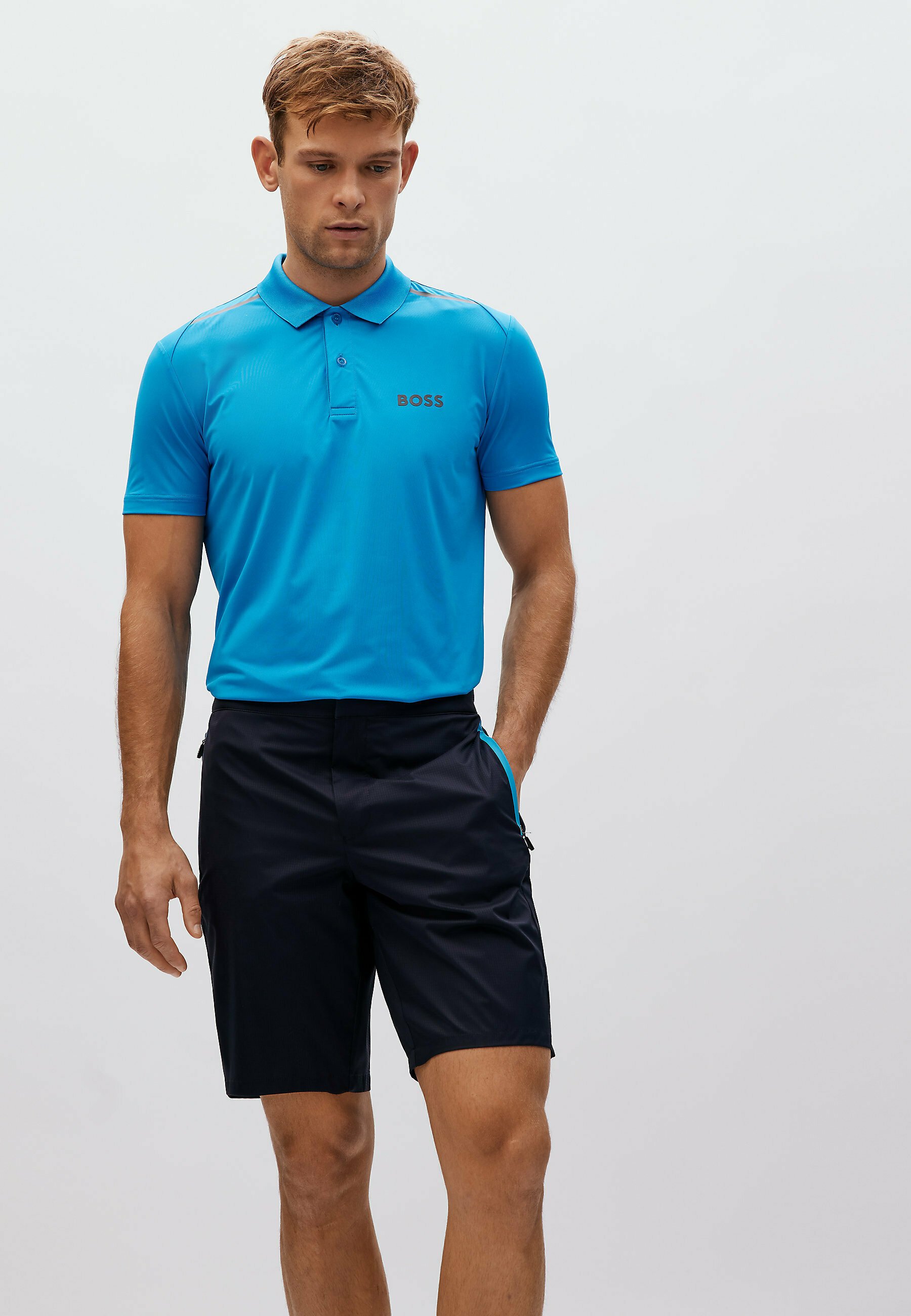BOSS Polo shirt - blue - Zalando.ie