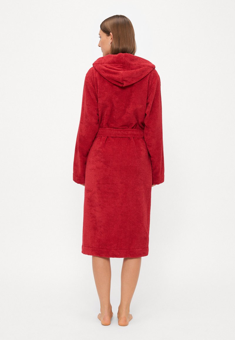 HUGO HOODED GOWN - Dressing gown - medium red/dark red - Zalando.co.uk HUGO HOODED GOWN - Dressing gown - medium red/dark red - Zalando.co.uk