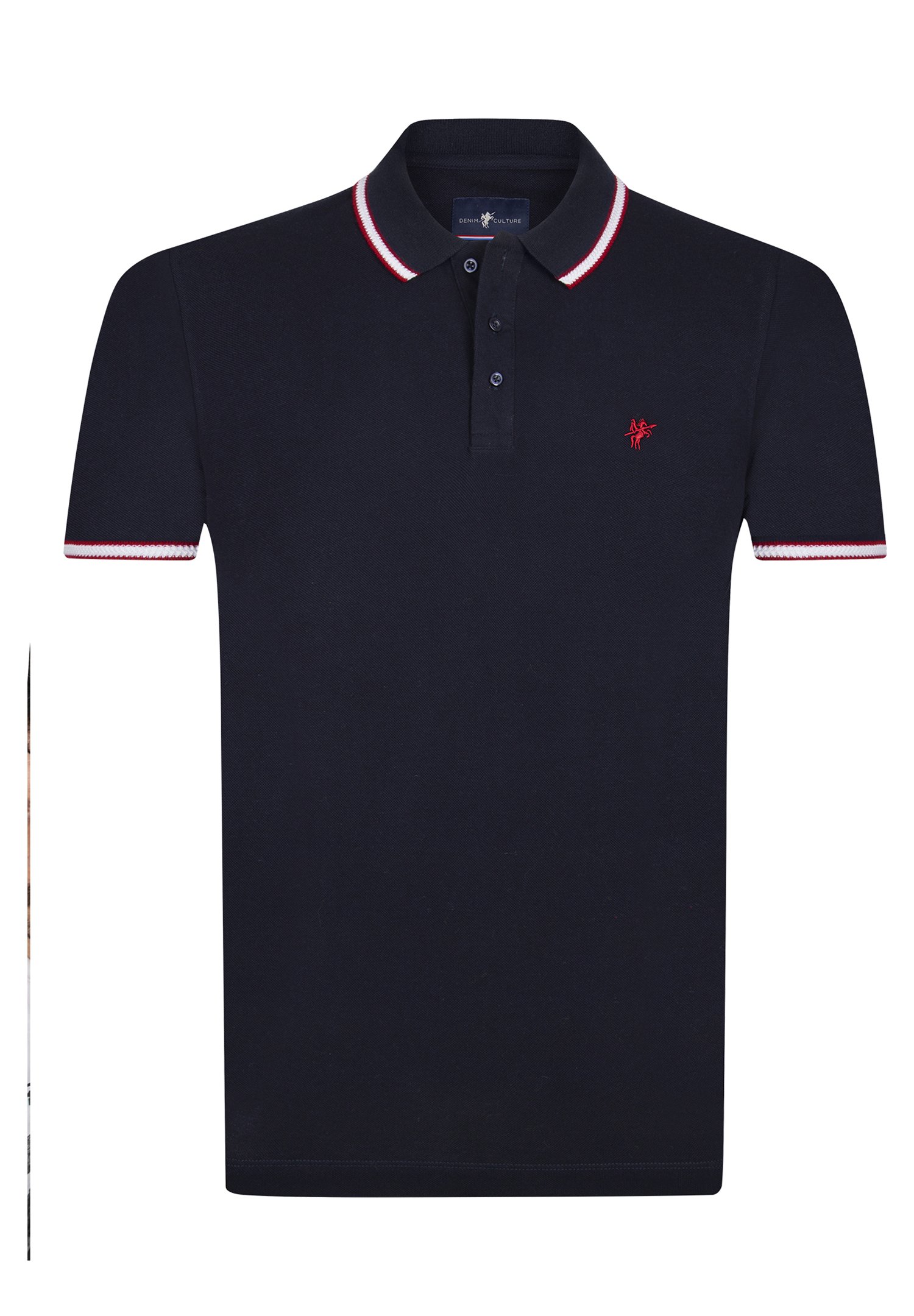 Denim Culture Polo shirt - navy/dark 