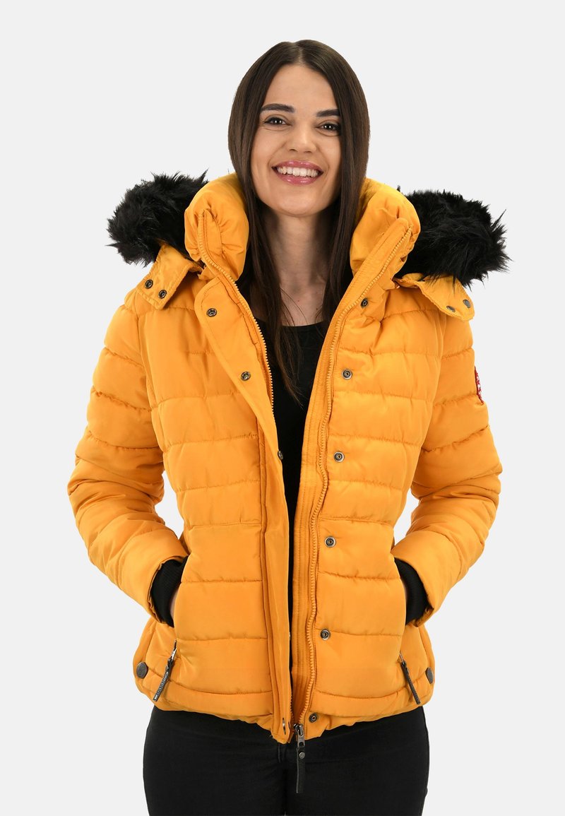 Navahoo Winterjacke - gelb