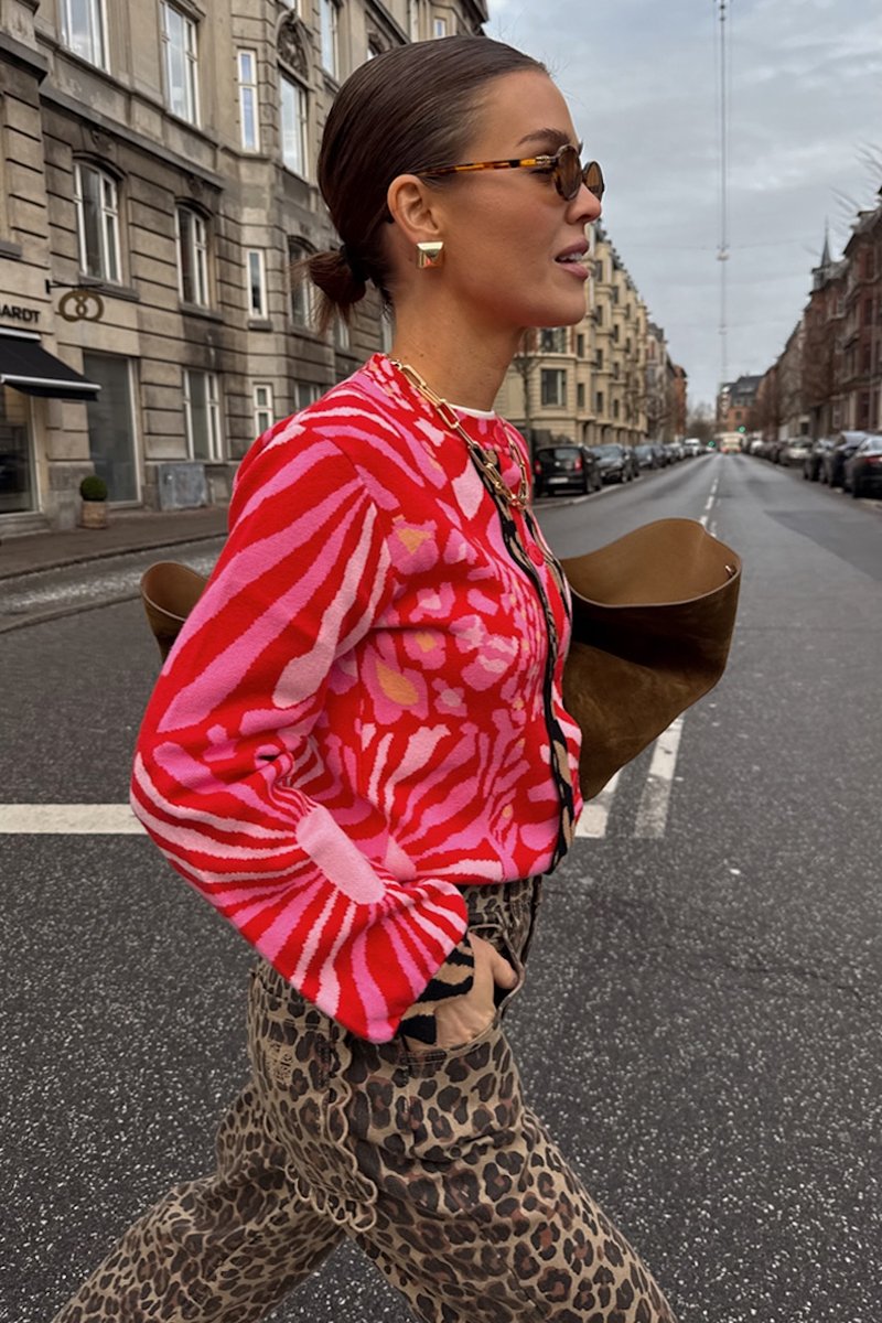 Never Fully Dressed HOLLY - Cardigan - red - Zalando.ie