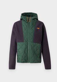 Helly Hansen STOWE HOODED HYBRID JACKET UNISEX - Zimní bunda - jungle green