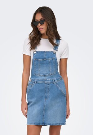 ONLY, JEANSKLEID ONLTANYA KURZES KLEID - Farmerruha - light blue denim