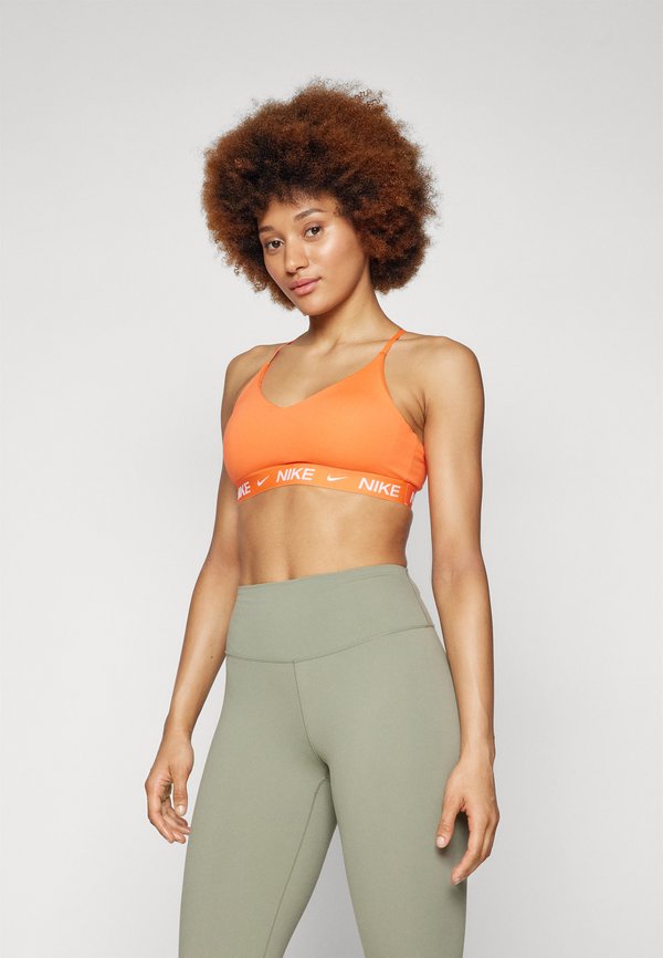 INDY BRA - Light support sports bra - turf orange
