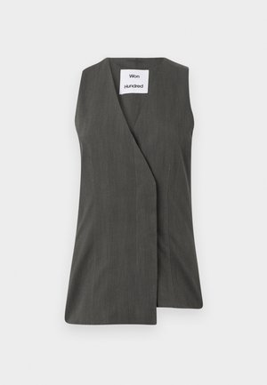 OLIVA - Vest - licorice comb