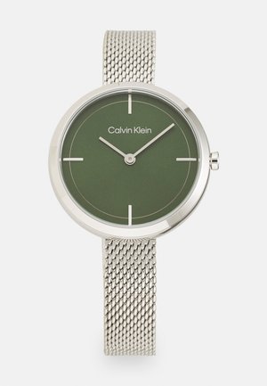 Calvin Klein SUNRAY DIAL - Horloge - silver-coloured/green