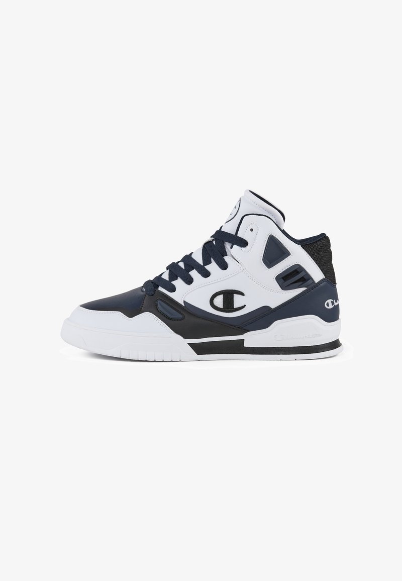 Champion 3 POINT TECH MID - Basketbalschoenen - white and black