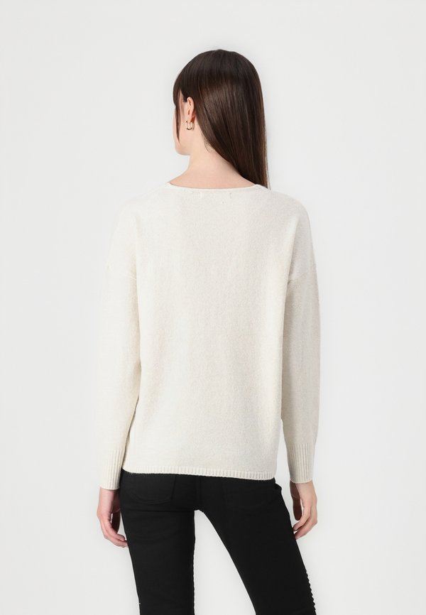 ONLRICA LIFE V NECK - Jumper - birch melange2