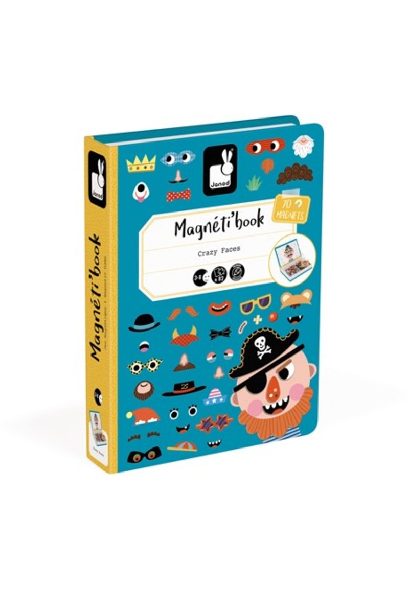 Kinder Kuscheltiere | Janod CRAZY FACES MAGNETI'BOOK Spielzeug multi coloured/mehrfarbig - LL38932 Kinder Kuscheltiere | Janod CRAZY FACES MAGNETI'BOOK Spielzeug multi coloured/mehrfarbig - LL38932