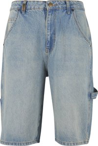 WORKER - Denim shorts - sand blue