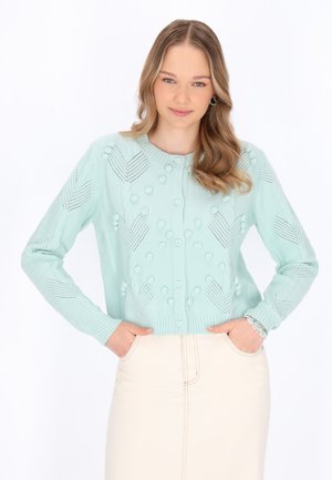 Strickjacke - mint