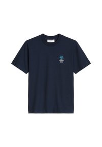 Marc O'Polo DENIM RELAXED FIT - Μπλουζάκι με στάμπα - navy teal