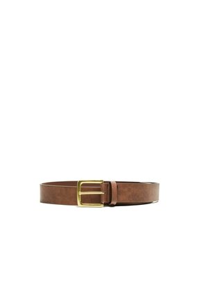 Bershka BUCKLE - Ceinture - dark brown