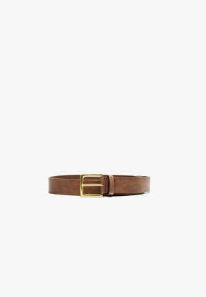 Bershka BUCKLE - Ceinture - dark brown
