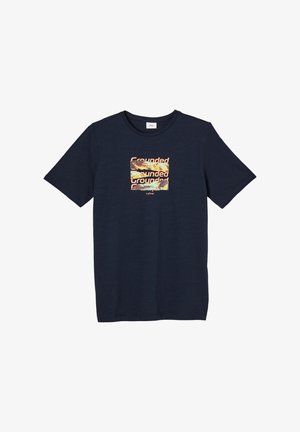 T-shirt con stampa - blue