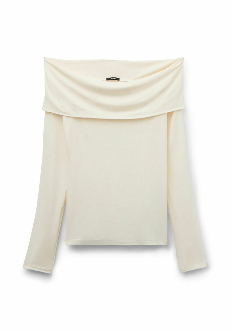 Tezenis Maglietta a manica lunga white/avorio Zalando