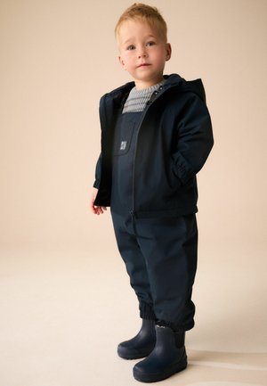 Next, REGULAR FIT - WATERPROOF DUNGAREES - Latzhose - navy