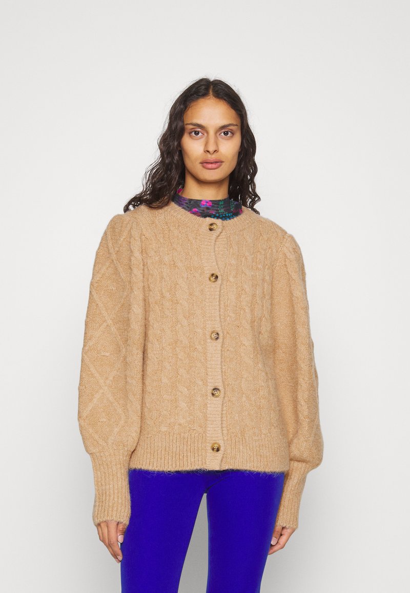 Sofie Schnoor CARDIGAN - Strickjacke - camel - Zalando.at