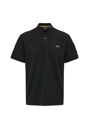Only & Sons KURZARM - Poloshirt - schwarz