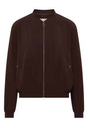 Cecil, BLOUSON IN UNIFARBE MIT ZIPPER - Sweater met rits - brown cacao