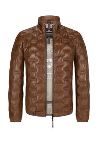 Milestone MSAVERSA - Lederjacke - cognac