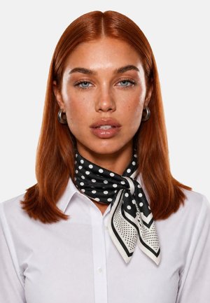 I AM, FOULARD POIS A CONTRASTO POIS MISTI - Foulard - black