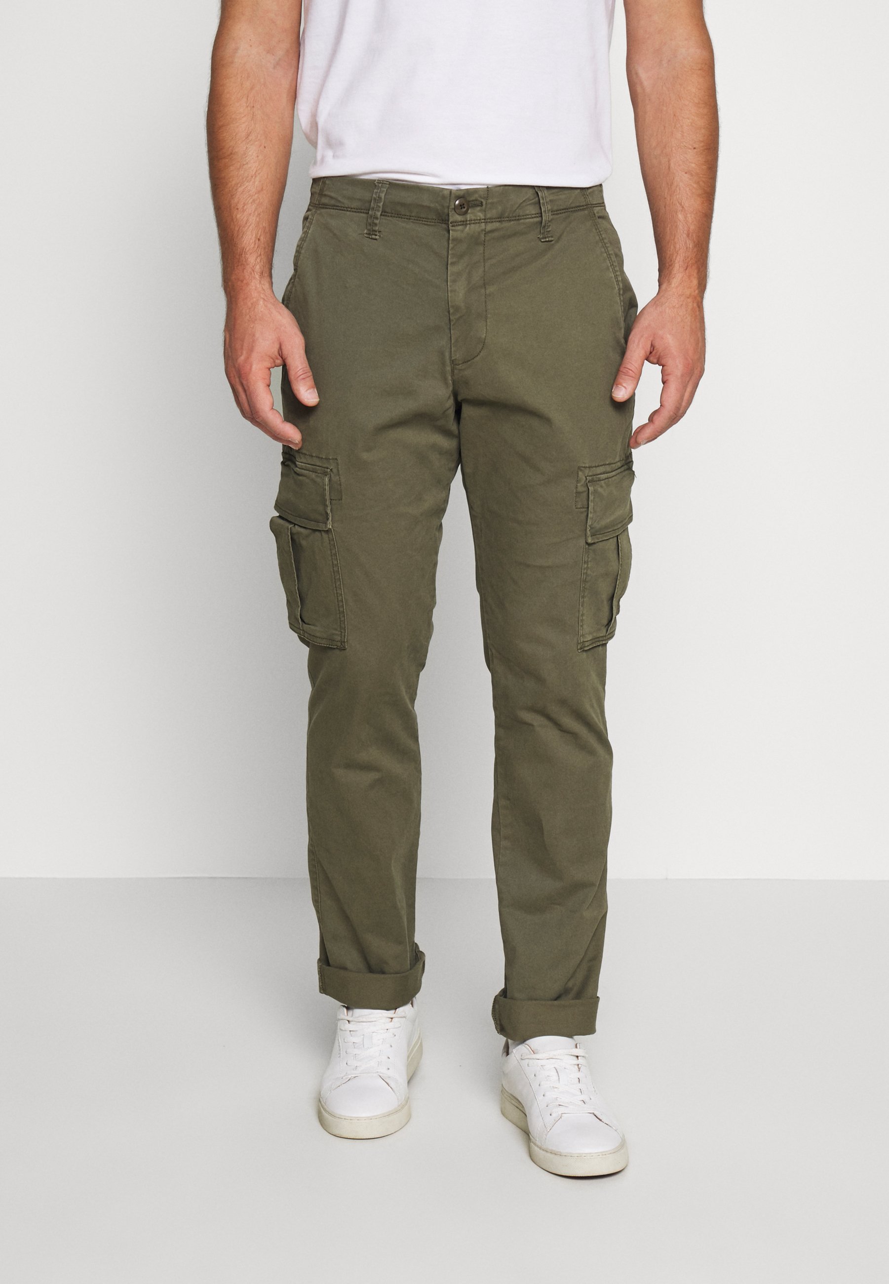 Gap Pantalon Cargo Khaki Kaki Zalando Fr