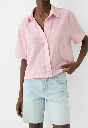Button-down blouse - pink