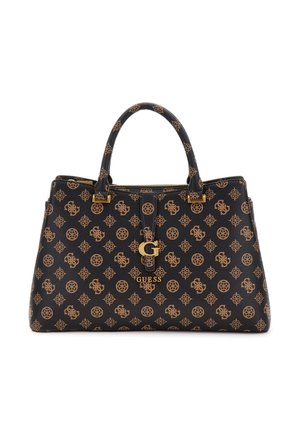 Guess KUBA - LOGO PEONY - Sac à main - braun
