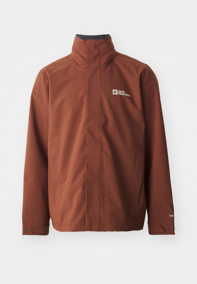 Jack Wolfskin Regenjas bruin