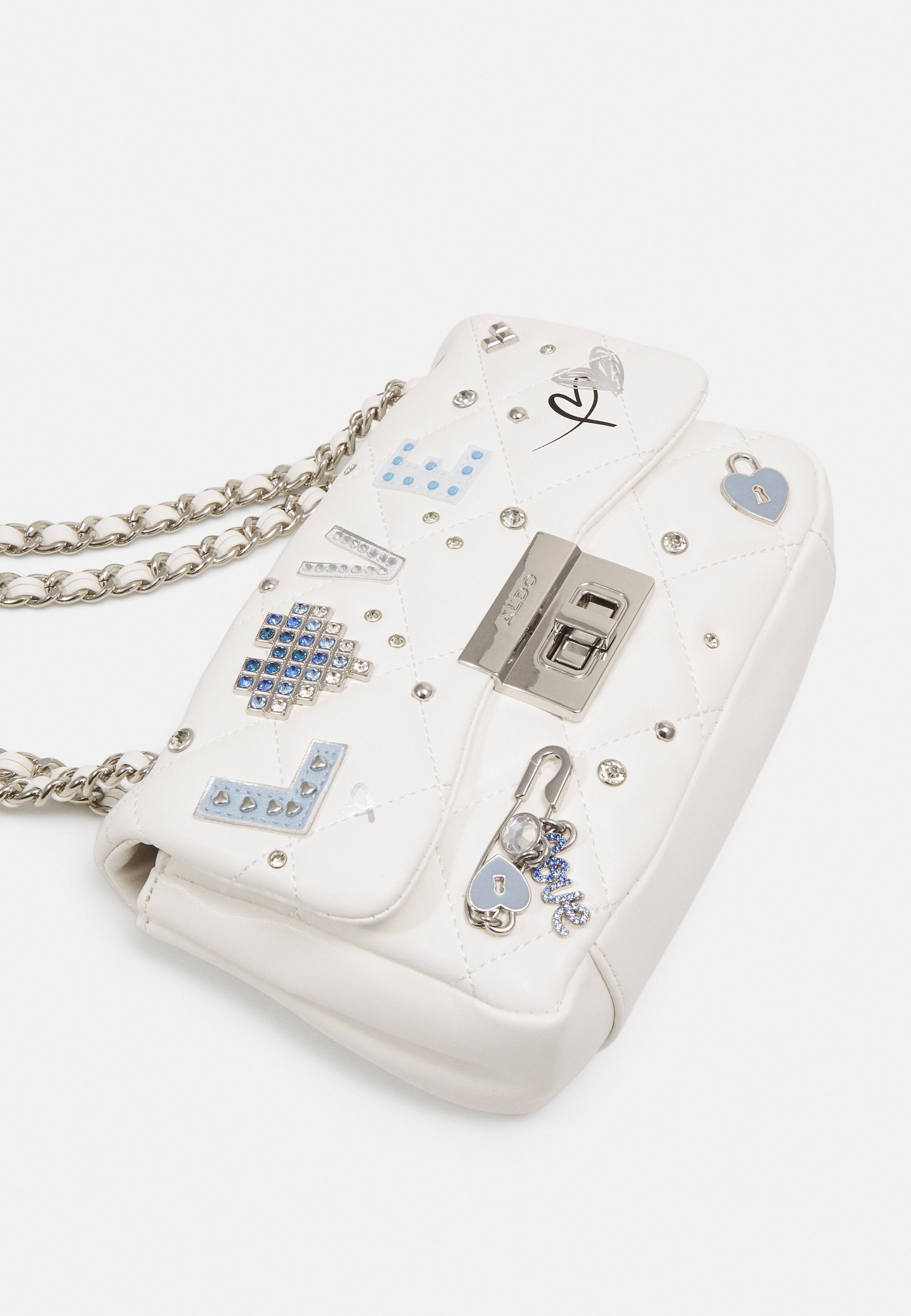 ALDO DIGILOVEBAG - Cross body bag - blue - Zalando