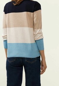 Street One Stickad tröja - dark blue