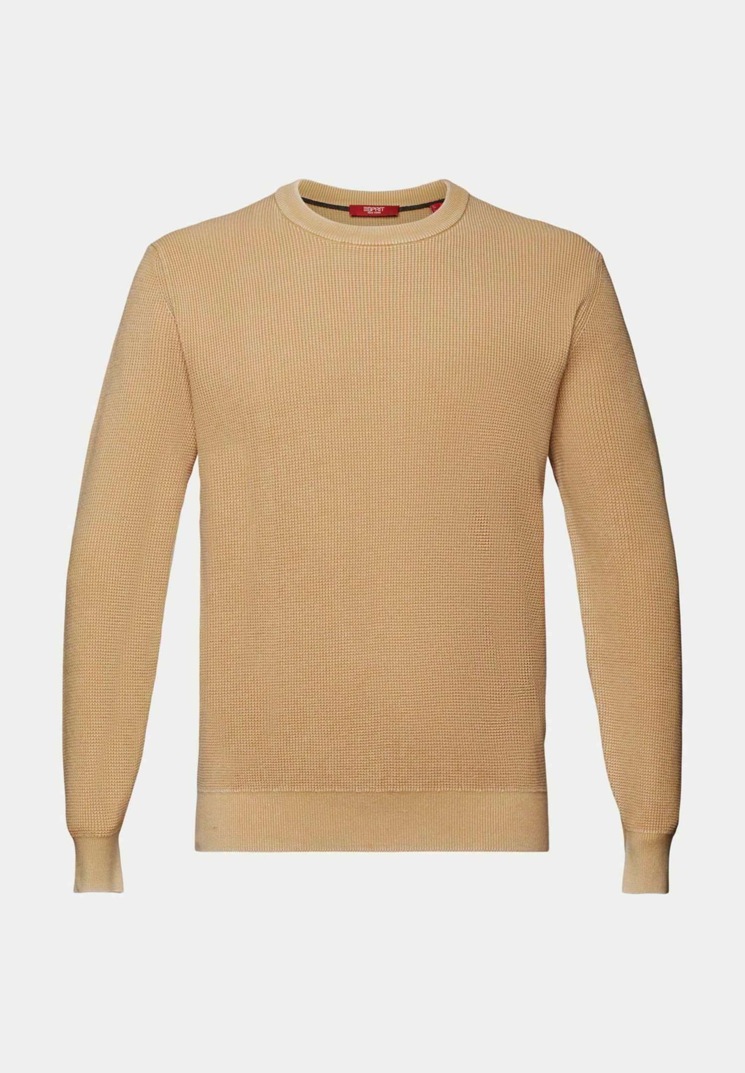 ESPRIT Pullover Uomo In Misto Lana | Maglione Con Jacquard Vintage | Scollo Rotondo | Vestibilità Regolare