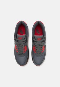 Nike Sportswear AIR MAX 90 - Matalavartiset tennarit - black/smoke grey/iron grey/fire red/dark smoke grey