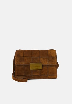 DELPHINE  - Geantă crossbody - cacao