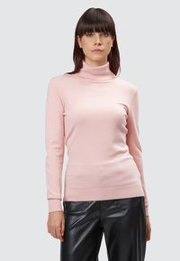 INFLUENCER HIGH-NECK BASIC - Strickpullover - rose