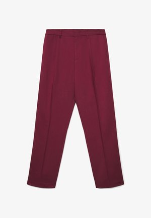 Calliope, PANTALONE LUNGO TINTA UNITA - Chinos - bordeaux