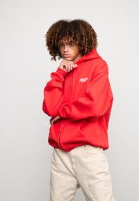 Multiply Apparel OVERSIZE TRIAL - Sudadera con cremallera - flame scarlet