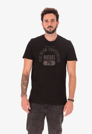 Print T-shirt - black