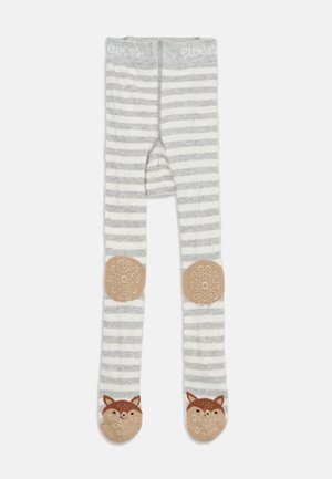 CRAWLER TIGHT FOX UNISEX - Sukkahousut - hellsilber
