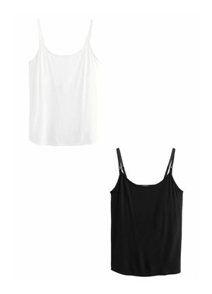 REGULAR FIT  - Topp - black white