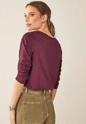 LONG SLEEVE - Top s dlouhým rukávem - red