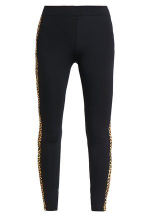 LADIES SIDE PATTERN - Legingi — bikses - black