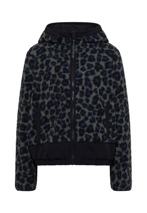 Cecil, TEDDY-JACKE MIT SOFTSHELL-DETAILS - Veste polaire - dried olive green