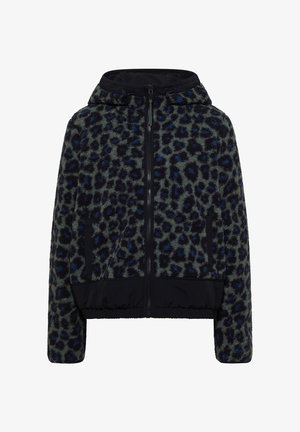 Cecil, TEDDY-JACKE MIT SOFTSHELL-DETAILS - Veste polaire - dried olive green