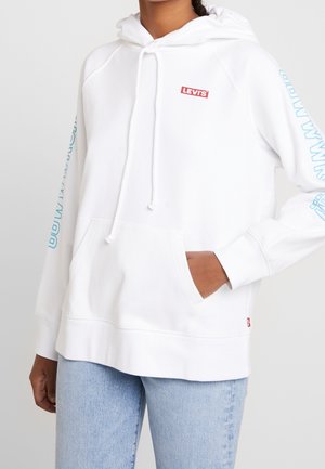 Hættetrøje - white