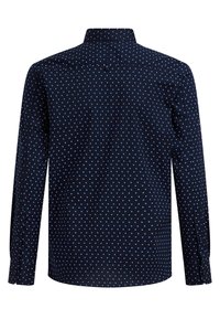 WE Fashion DESSIN EN AFNEEMBARE - Vapaa-ajan kauluspaita - dark blue